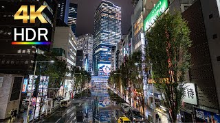 Tokyo  Shibuya　Rainy Night Walking Tour ‐ September 2025 • 4K HDR