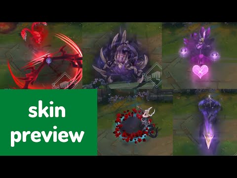 lol New Skin Preview: Coven Ahri, Ashe, Cassiopeia, Evelynn, LeBlanc, Malphite, Warwick + Tristana