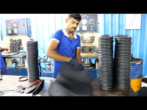 Rubber Moulding Process | Rubber processing factory | Technology | Business | rubber #vision_i