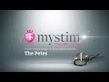 Утяжка для пениса Mystim Plunging Pete, с двумя шариками и коротким уретральным зондом