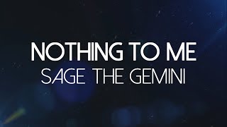 "Nothing To Me" | Sage The Gemini | Romeo Wang Choreography
