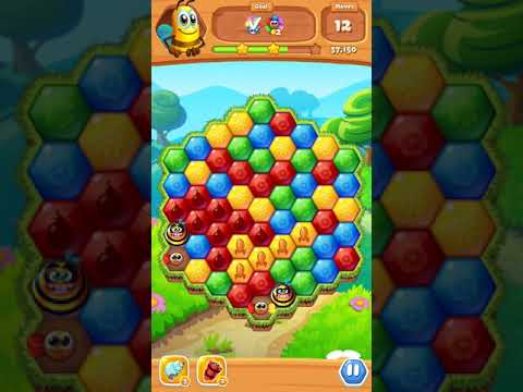 Bee Brilliant Blast Level 205 3 stars