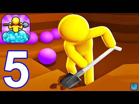 Dig Deep - Gameplay Walkthrough Part 5 Hole 9 Unlocked New Pets & Elevator (iOS,Android) - YouTube