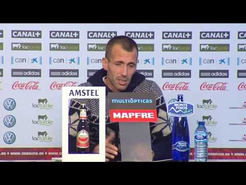 Rueda de prensa de Patxi Puñal