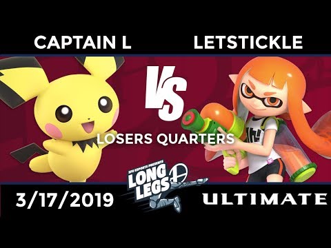 Long Legs Ultimate: Losers Quarters - TGS|Captain L (Pichu) vs LetsTickle (Inkling)