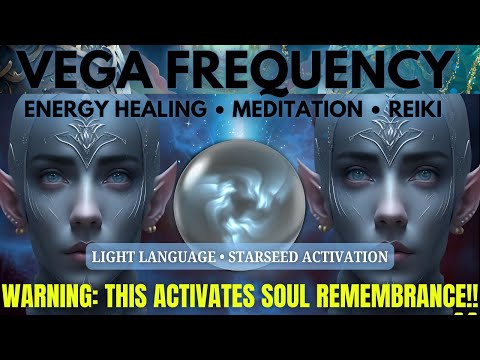 Vega Frequency ～Starseed Rain I 528Hz | Light Codes ～Light Language Activation～ Vega Healing Portal