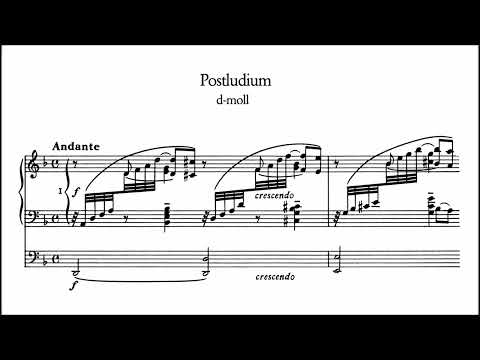 Reger: Postludium d-Moll ohne opus (1903)