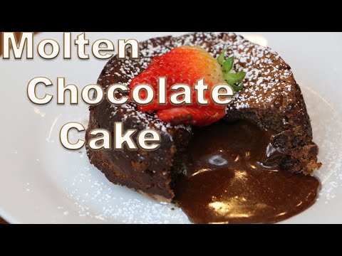 How To Make Molten Chocolate Cake | Quarantine Baking