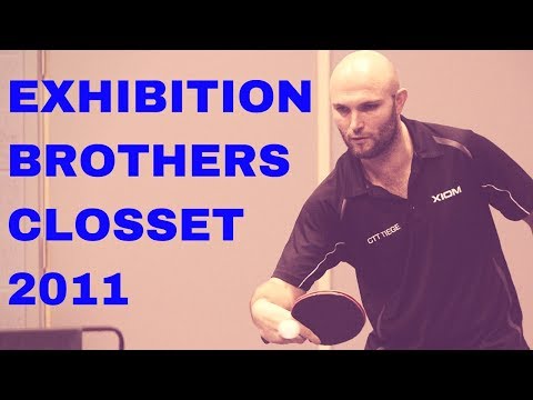 CLOSSET Marc - CLOSSET Christophe EXHIBITION GAME - TABLE TENNIS SHOW