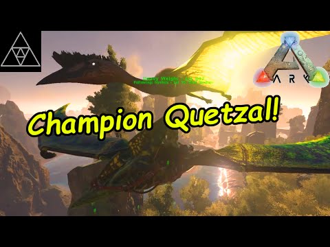 ARK Annunaki #040! Champion Quetzal zähmen! Poison Spino Test!