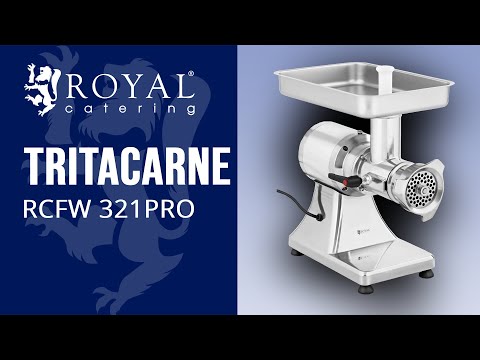 Video - Seconda Mano Tritacarne - 220 kg/h - Royal Catering - 900 W