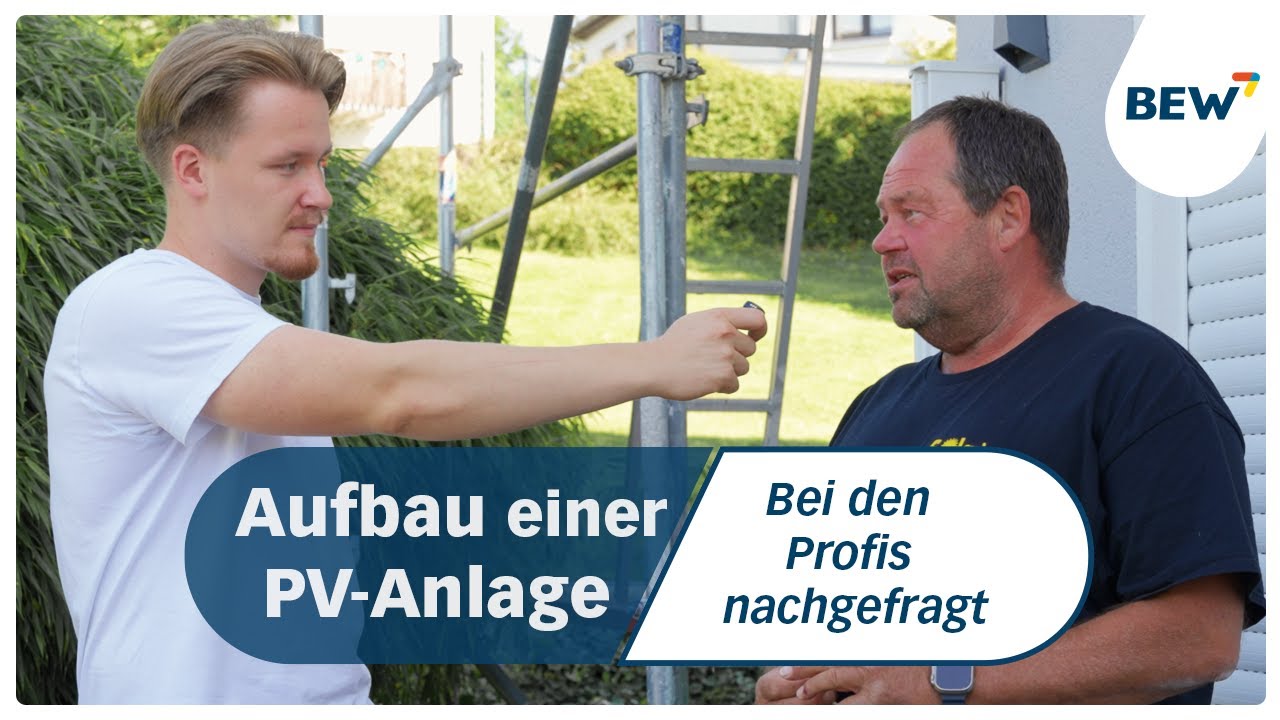 Vom Gerüst bis zum Zählerschrank: So läuft die Installation einer PV-Anlage ab