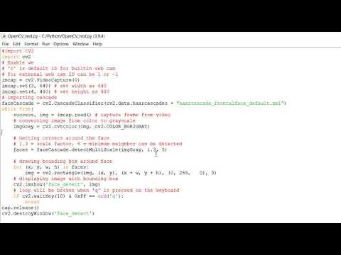 How to Detect your face Using Python-OpenCV in less than 5 minutes