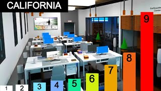 3D OFFICE: Earthquake DAMAGE Comparison (12 levels)