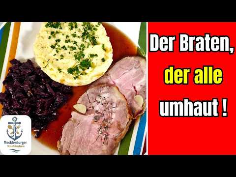 Das beste Schweinebraten Rezept - zart, saftig & gelingsicher