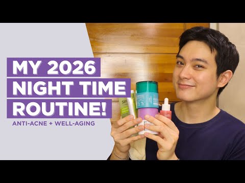 My ANTI-ACNE + WELL-AGING Nighttime Routine for 2026! (Filipino) | Jan Angelo