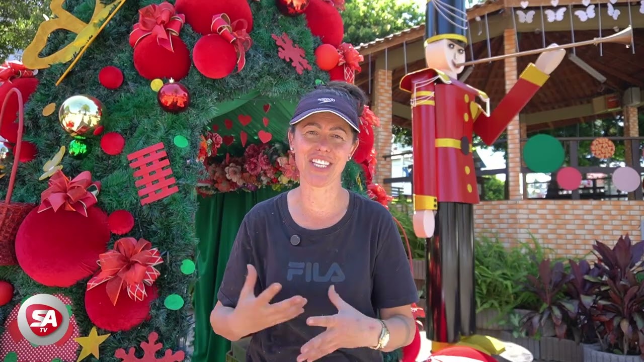 São João do Oeste já vive o tempo de Natal e a decoração da cidade aumenta a magia da cidade