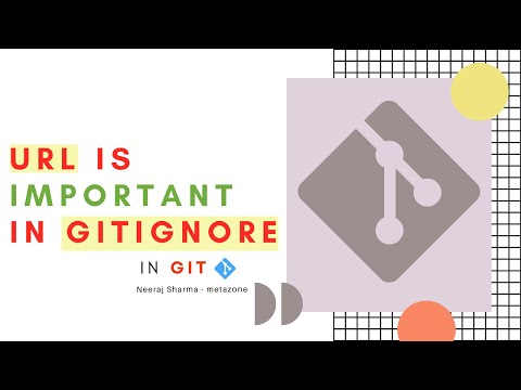 How to write URL in gitignore file to ignore or NOT to ignore | Neeraj Sharma