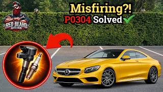Mercedes S550 Misfire? P0300 P0304 Fix — Spark Plugs & Ignition Coil (2014–2017 W222)