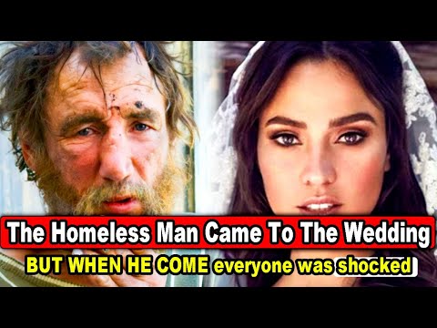 The Homeless Man Came To The Wedding, But When He Took The Microphone, Something Amazing Happened!