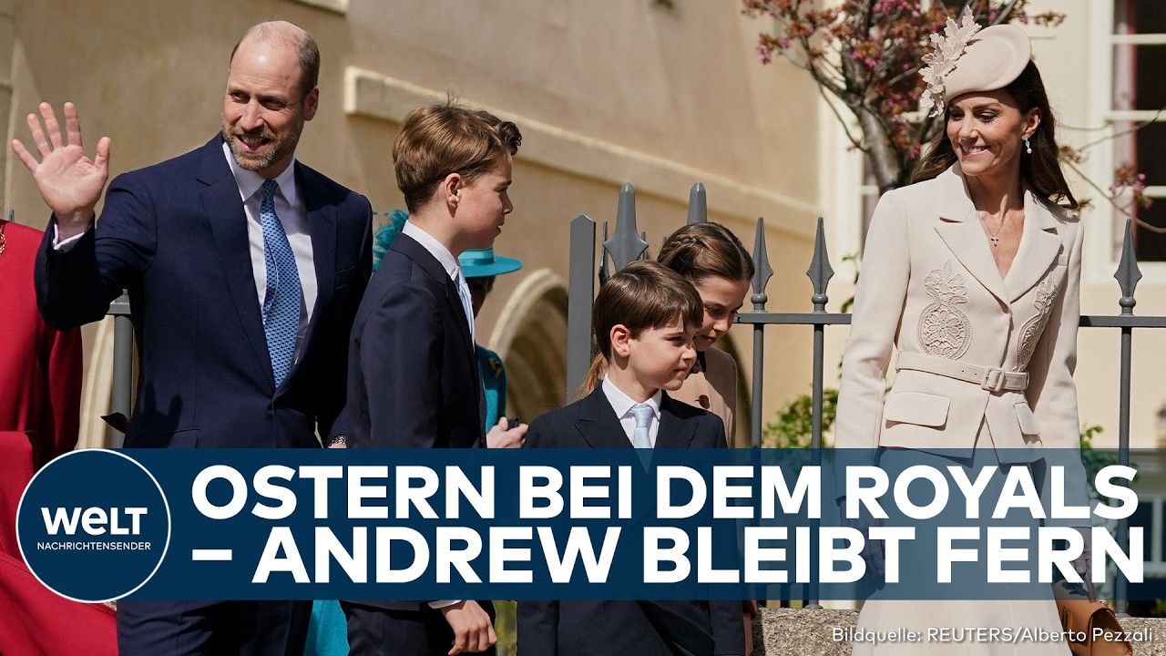 OSTERGOTTESDIENST IN WINDSOR: Royals zeigen sich geschlossen – Doch Andrew fehlt