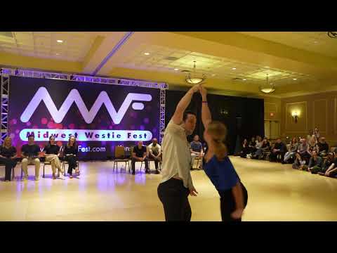 Midwest Westie Fest 2023 AllStar Jack and Jill Finals 3rd Place - Garrett Thompson and Lily Auclair