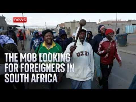 Foreigners forced to flee as mob violence grips South African townships