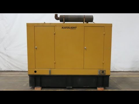 Katolight 125 kW diesel generator, John Deere engine, 313 Hrs, Yr 2001 - CSDG # 2302