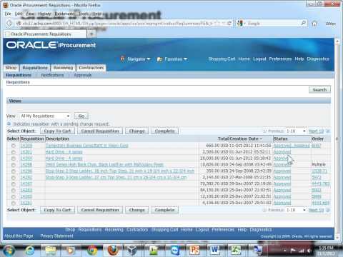 Overview of Oracle iProcurement (EBS R12.1.3+)