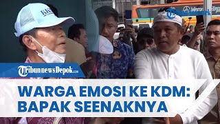 Naik Pitam! Warga Marahi Dedi Mulyadi saat Penertiban Bangunan di Karawang: Bapak Ini Seenaknya!