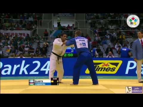 Judo 2013 World Championships Rio de Janeiro: Duarte (ARG) - Csoknyai (HUN) [-81kg]