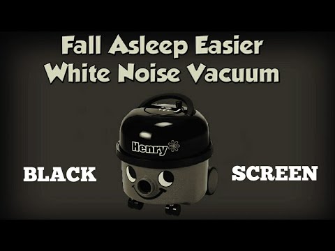 BLACK SCREEN | Henry Vacuum Cleaner Hoover White Noise | Sleep | Study | Meditation