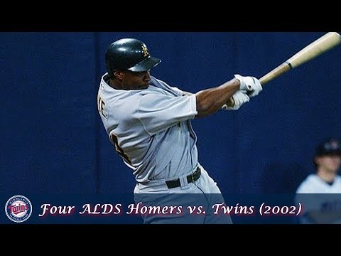 Oakland A's Offensive Outbursts Episode 8 - Four ALDS Homers vs. Twins (2002)
