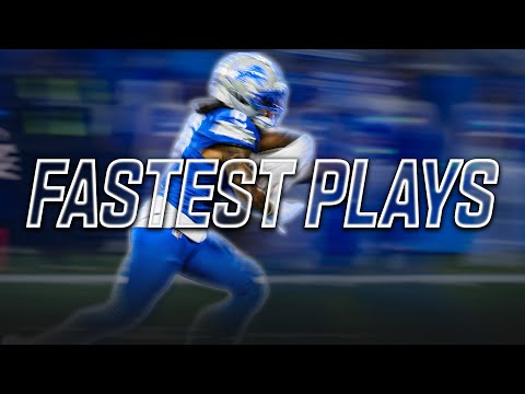 Fastest Plays of the 2025 Regular Season