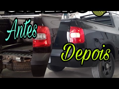 MONTAGEM DA TAMPA E DO PARACHOQUE CENTRAL DA SAVEIRO G6