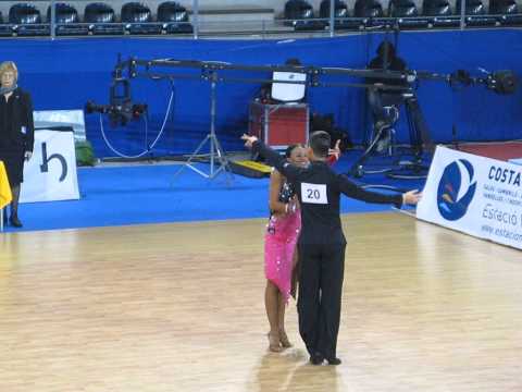 Roman Gerbey - Vera Bondareva, Cambrils 2013, WDSF GrandSlam latin, 1. round - rumba