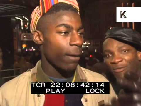 1989 London, Young Men Show Off Mobile Phone, Archive Footage 1980s
