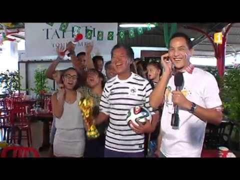 France Nigeria en direct du marché de Papeete sur Polynésie 1ère