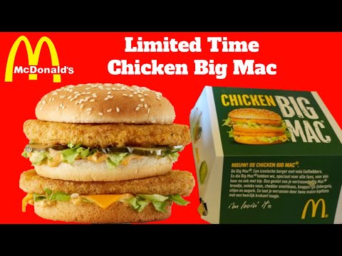 MCDONALD'S NEW CHICKEN BIG MAC - IT'S BACK FOR A...