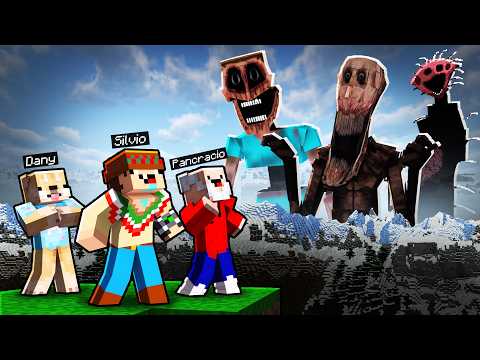 ¡Minecraft con MONSTRUOS de TERROR! 😨💀🩸 SILVIOGAMER MINECRAFT PERO