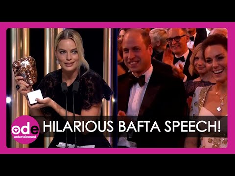 BAFTAs: Margot Robbie gives HILARIOUS acceptance speech on Brad Pitt's behalf