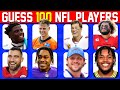 Guess 100 NFL Players In 3 Seconds Each