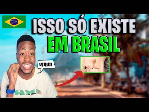 Africano reage Coisas que só existe no Brasil, nao acredito que brasileiro faz isso