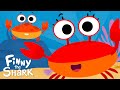 The Crabs Go Crawling | Count To Ten | Finny The Shark