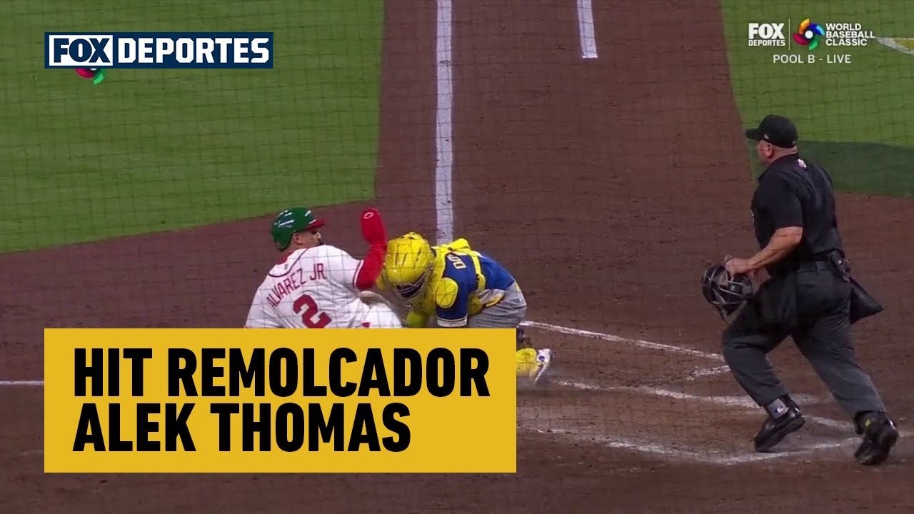 🇲🇽😤 HIT REMOLCADOR Alek Thomas | Brasil 0-4 México | WBC 2026