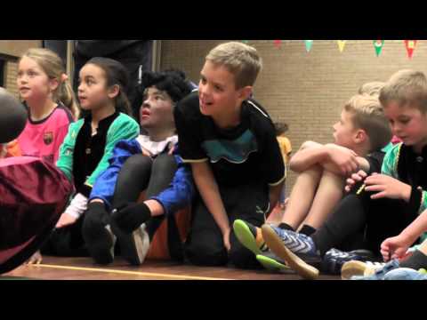 Meeden,Pietentraining in het dorpshuis met Kabouters en F-junioren.  vvMeeden