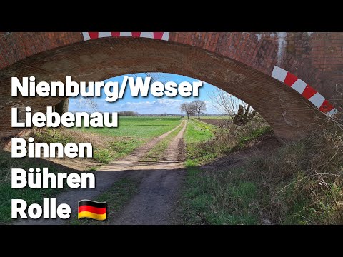 Von Nienburg/Weser nach Liebenau über Die Rolle Bühren Binnen und zurück 🇩🇪 BIRDY Faltrad