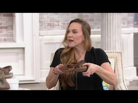 Earth Origins Leather Sandals with Metal Detailing - Stella Sabrina on QVC