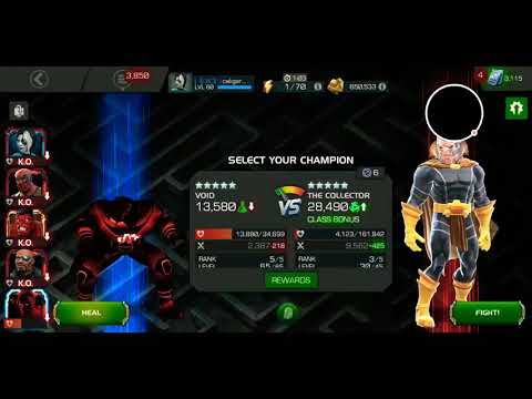 MCOC: Act 5.2 100% Complete, Void VS The Collector
