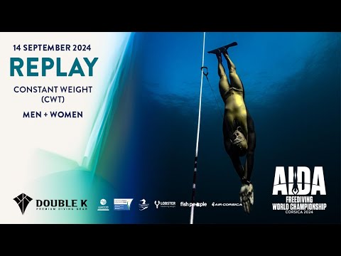 AIDA Depth World Championship Ajaccio 2024 - Constant Weight (CWT) - Men and Women